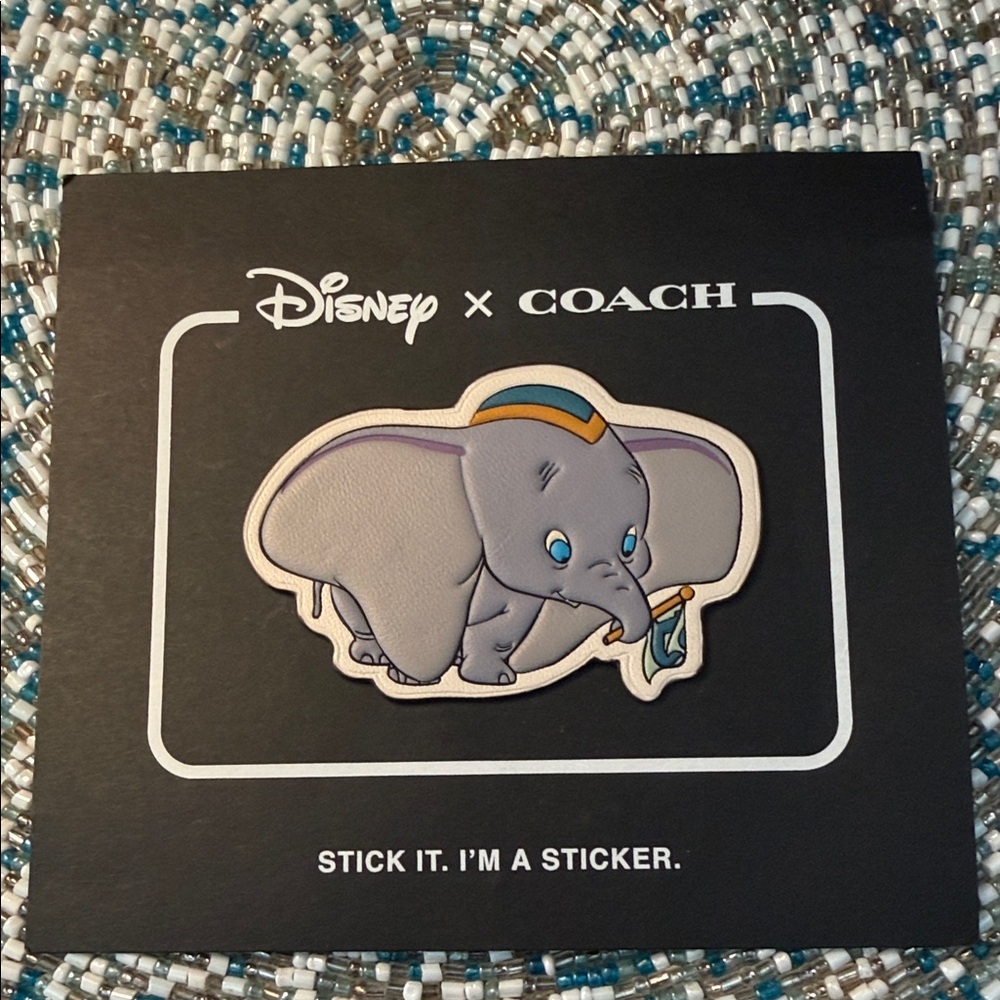 Disney x Coach Leather Dumbo Sticker